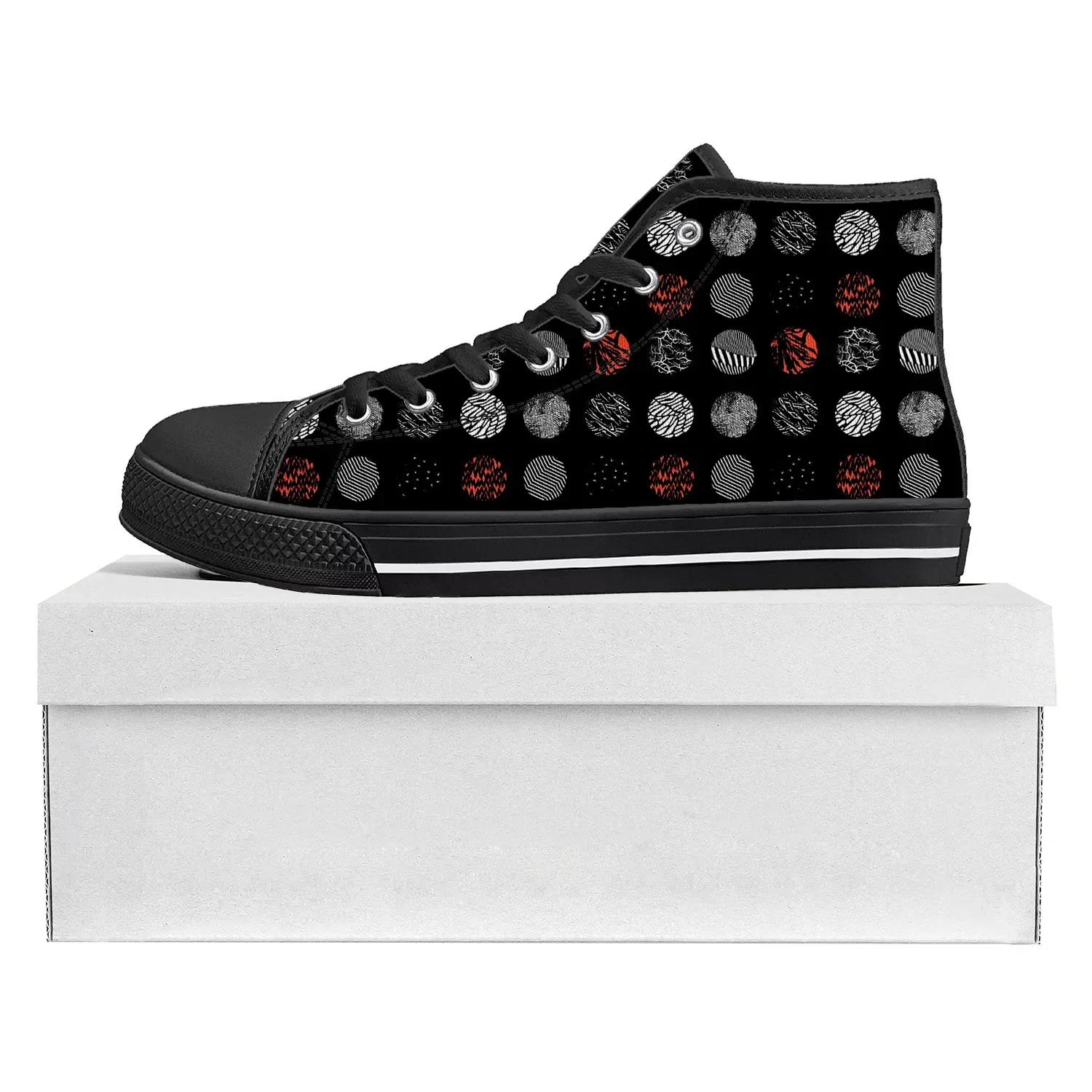 T-Twenty High Top Sneakers Mens Womens O-One P-Pilots High Quality Canvas Sneaker Casual Couple Shoes Custom Shoe Pop Rock