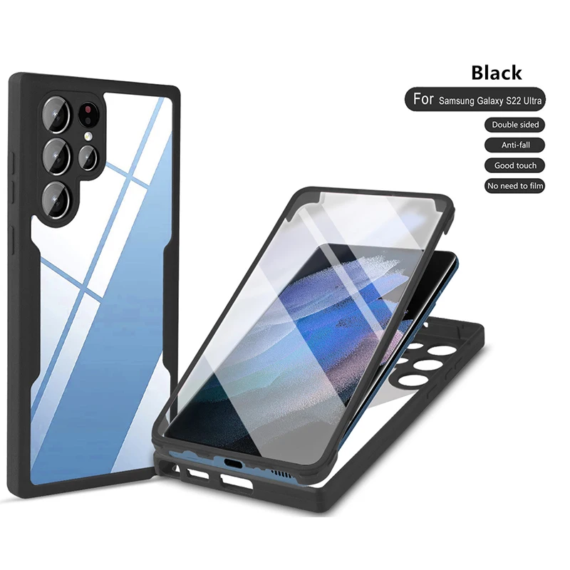 Ultimate 360° Full Coverage Shockproof Case with Screen Protector