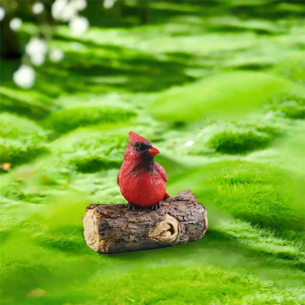 Description Picture 5 of itemGarden Decor Resin Bird Ornament Figurine Wall Mount Simulation Animal Statue Decorative Miniatures Sculpture Garden