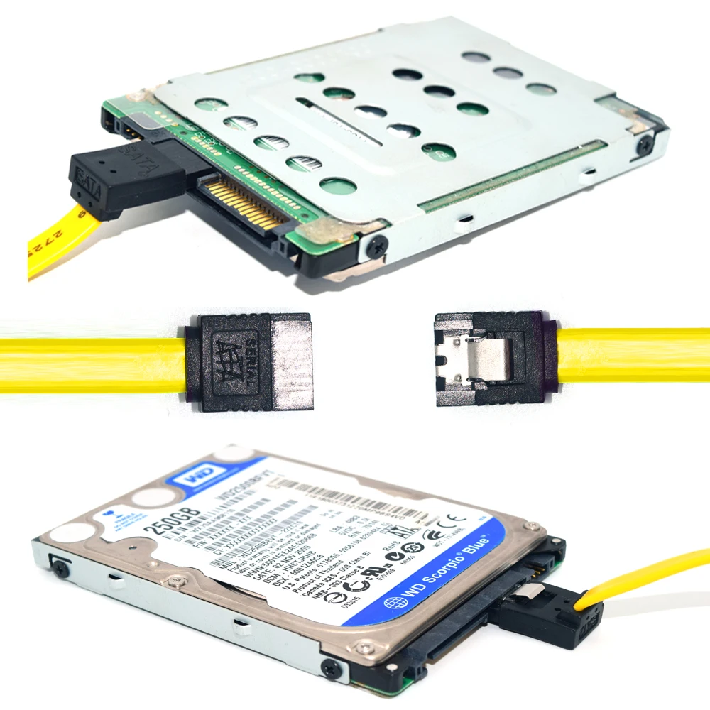 10cm SATA 3.0 데이터 케이블 연결 변환기 하드 디스크 드라이브 용 Sata III 케이블 SSD HDD 고속 어댑터 신호 전송