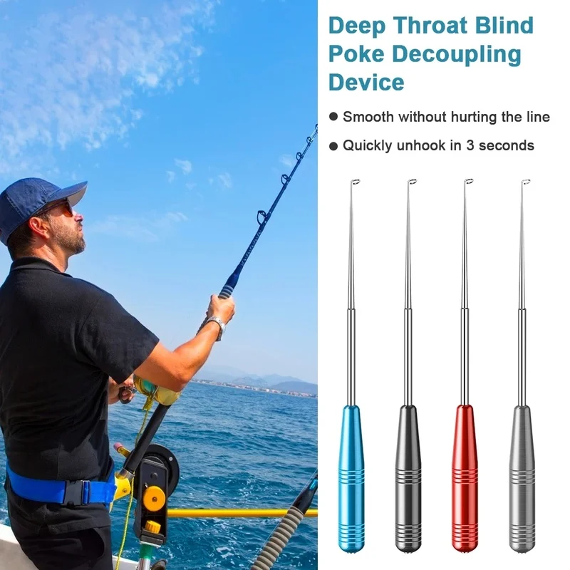 New Fishing Hook Remover Stainless Steel Hook Detacher Removal Fishhook