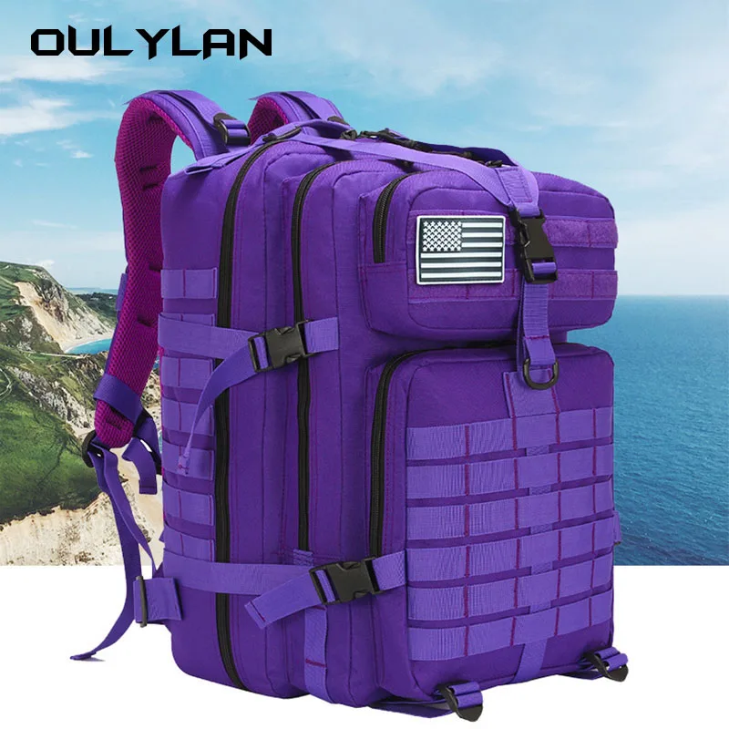 

Oulylan Outdoor Sports Outdoor Mountaineering Travel Backpack Camping Camo Bag Tactical Backpack 45L3P Backpack