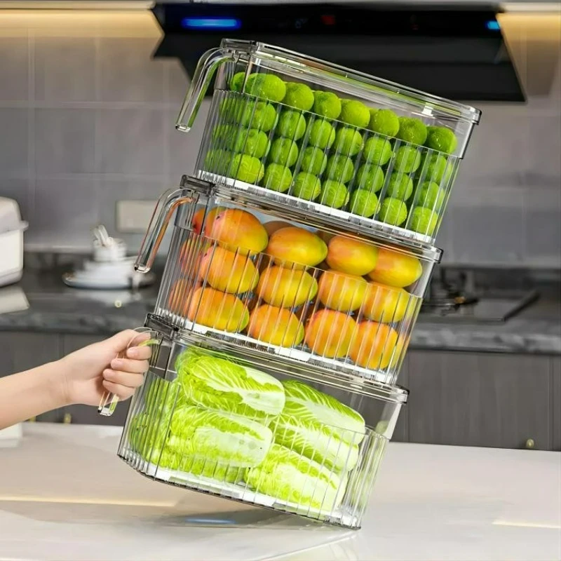 

Kitchen Storage Refrigerator Storage Box Food Grade Storage Box for Eggs Fruits and Vegetables