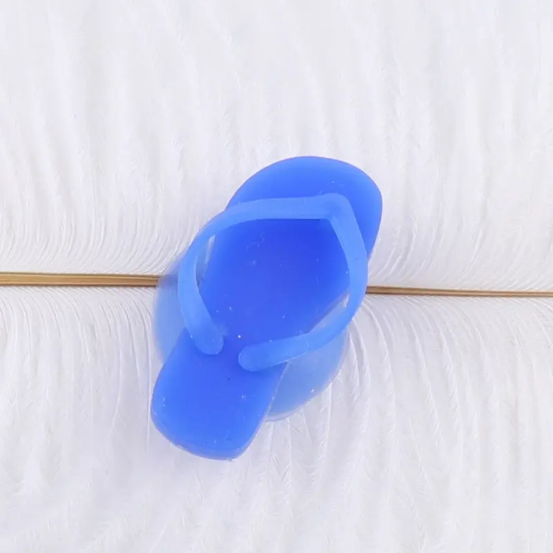 Slippers Pattern Silicone Wine Glass 9Pcs/Set Premium Durable Drink Marker For Drinks Cups Beverage Glasses Wine Glass