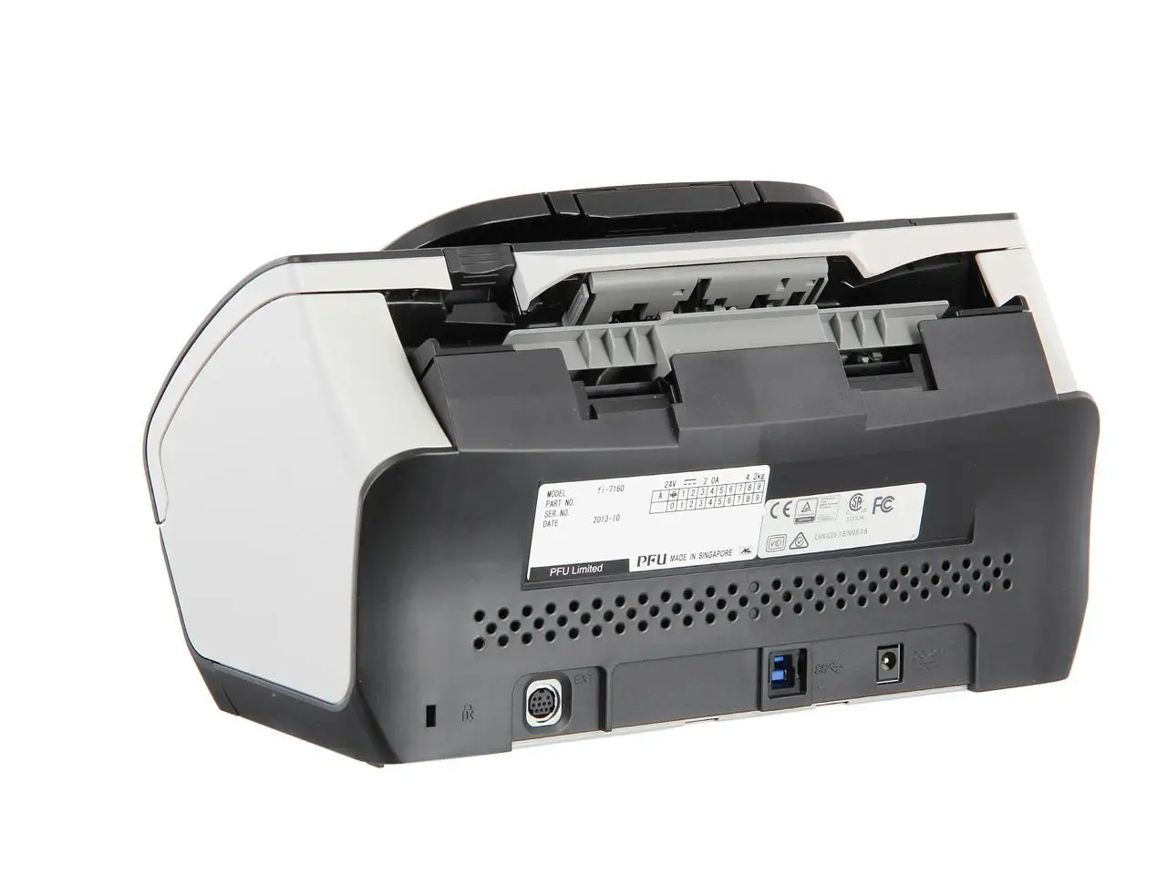 Fi-7160 재생산 이중 시트 Fed ADF 문서 스캐너, USB 2.0 스캐너 기계