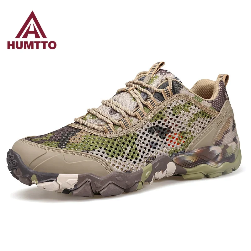 Hiking Shoes Running Sneakers Rock Climbing Shoes For Men Non-slip Breathable Summer Outdoor