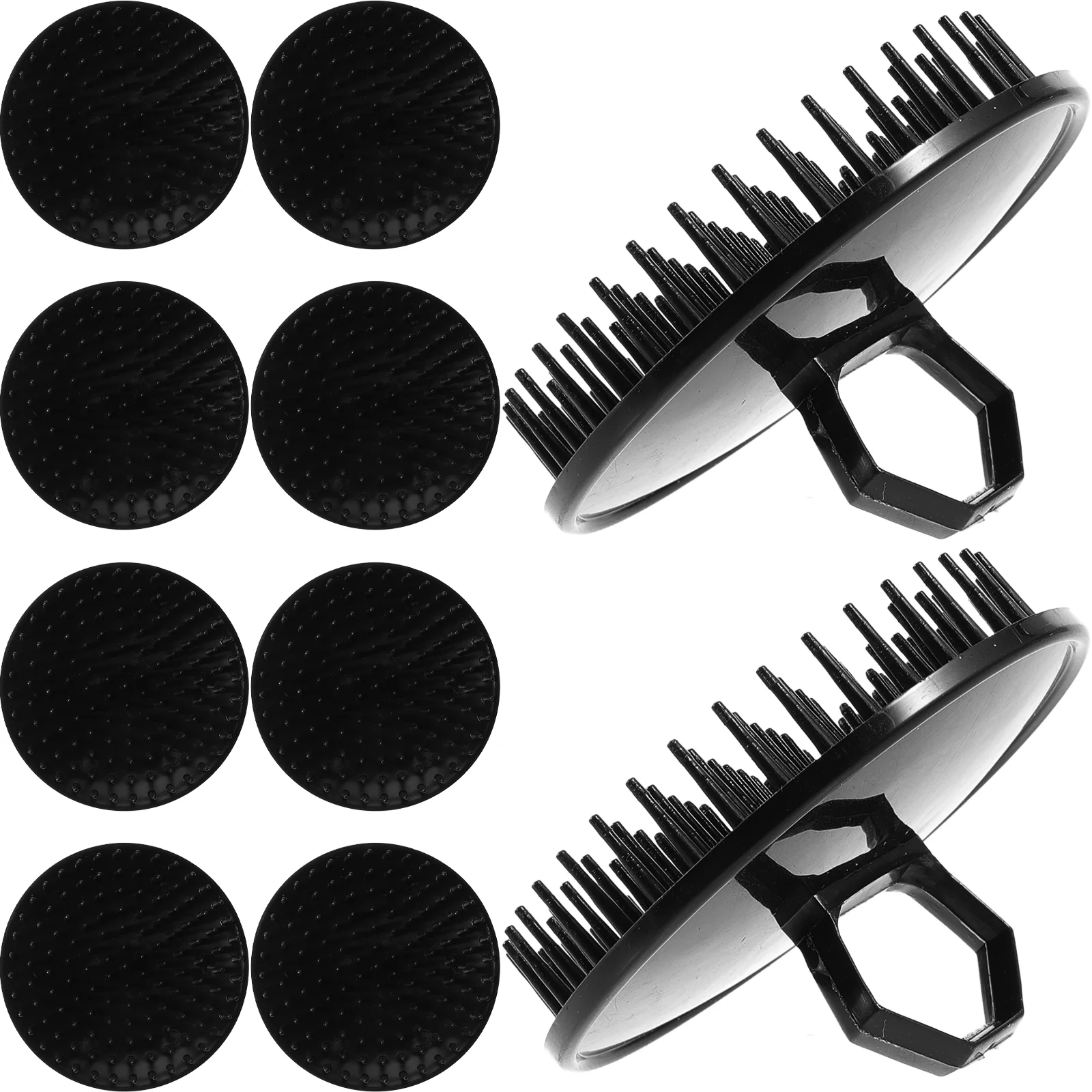 

10Pcs Comfortable Scalp Massage Brush Hair Washing Bristle Brush Portable Shampoo Brush