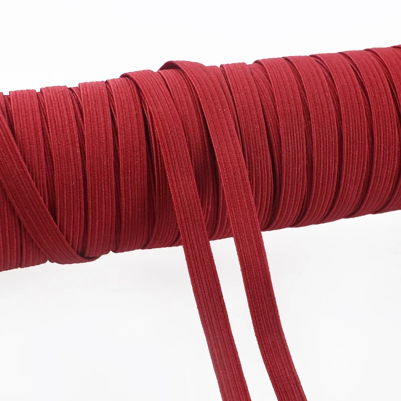 Elastic Band - 30 Meters, 6mm Flat Rubber Ribbon for Sewing and Crafting Accessories