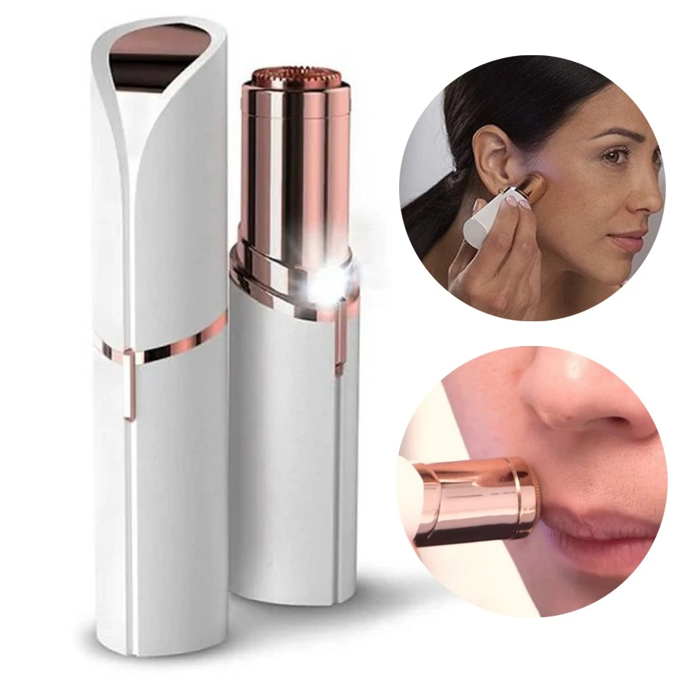 Épilateur électrique, rasoir à lèvres, sourcils, sourcils, pour femmes, Mini épilateur Portable, batterie AA, Non Rechargeable, 2022