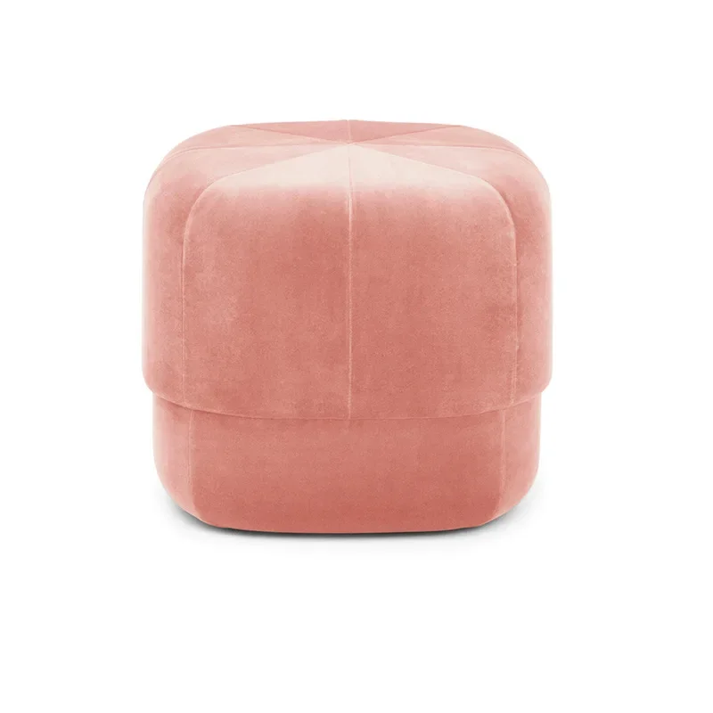 Simple Ottoman Shoe Changing Stool Small Apartment Living Room Low Ottomans Modern Shopping Sofa Stool Creative Pumpkin Stools