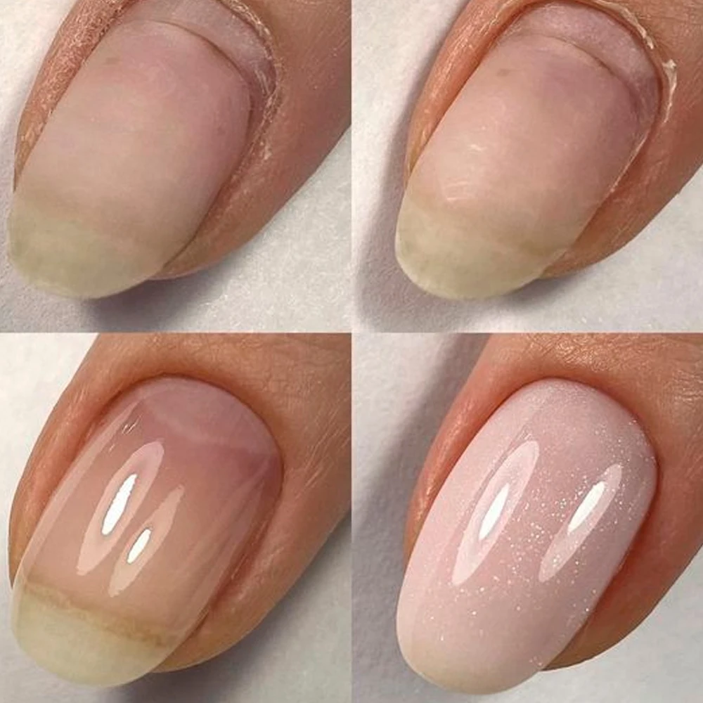 KODIES GEL Smart Fiber Base Gel Nail Polish 15ML Clear Milky White Semi Permanent UV Repair Nails Art Fiberglass Varnish Lacquer 6
