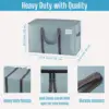 Moving Bags, Heavy Duty, Moving Boxes Alternative, Packing Storage Supplies for Dorm Room Essentials with Zipper for Clothes 4