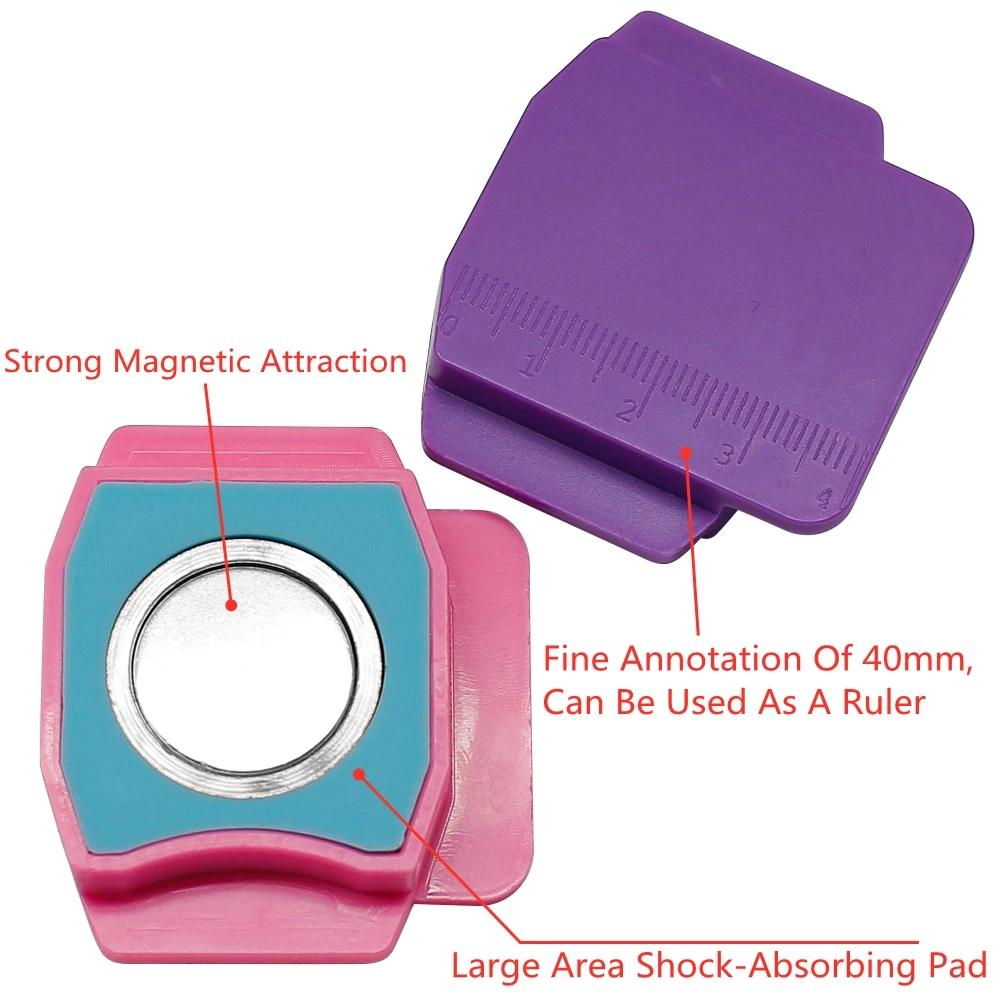 산업용 재봉틀 액세서리용 자석 가이드 및 스케일이 있는 컬러 다기능 재봉틀 솔기 밑단 가이드