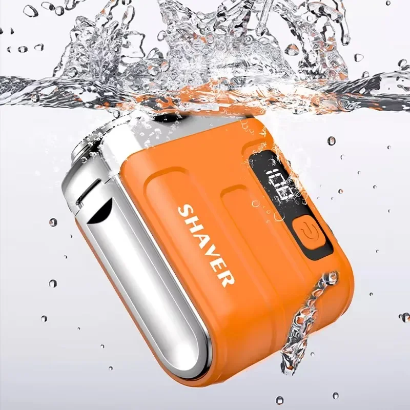 Xiaomi Mijia Mini Portable shaving knife Double head razor electric ultra clean digital display washable 3