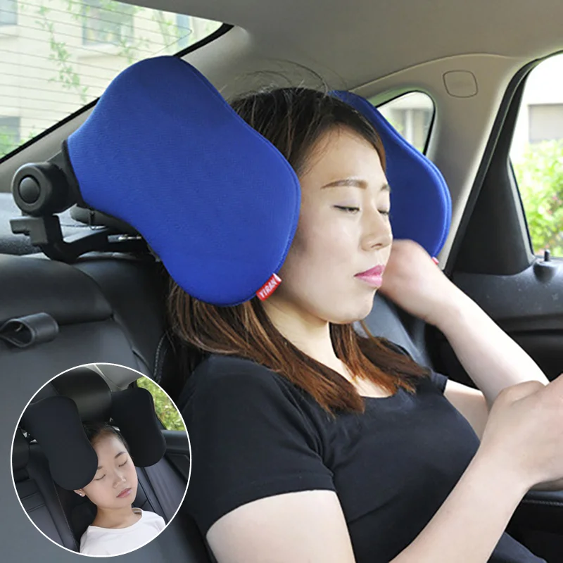 Car Seat Headrest Car Travel Rest Sleep Side Neck Pillow Child Pillow