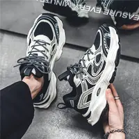 Baskets décontractées pour hommes, nouvelle collection printemps 2026, en maille respirante, style coréen Y2K, polyvalentes, à semelle épaisse, type « Dad Shoes » 5