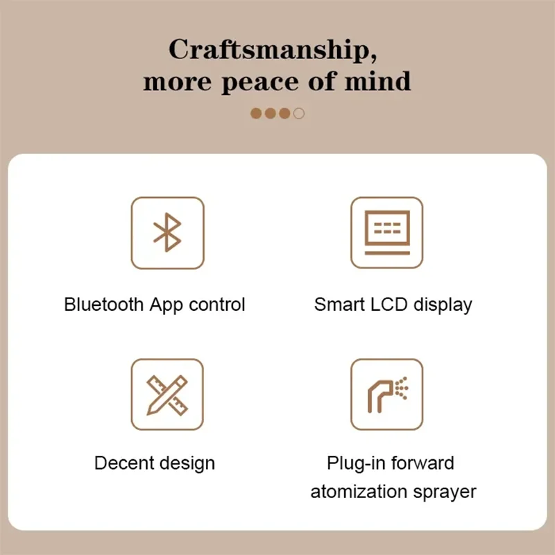 NAMSTE 200ML Aroma Diffuser Essential Oil Bluetooth Control Aromatherapy Machine Electric Smell for Home Air Freshener Device 3
