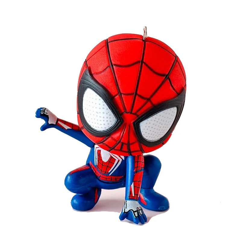 Disney figuras de acción de superhéroes de Marvel para niños, muñecos de  dibujos animados de Spiderman, modelo Kawaii, adorno de coche, decoración de  pastel, regalo de cumpleaños| | - AliExpress