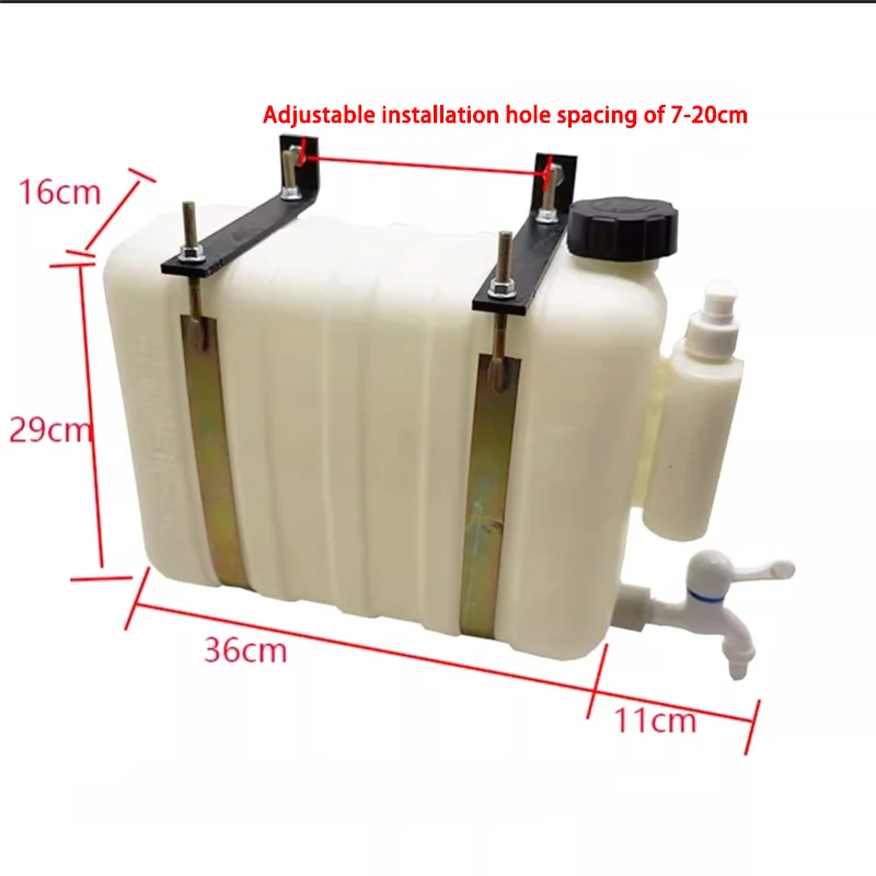 9L Fresh Water Holding Tank Truck Trailer RV accessory Car mounted water tank Water storage tank Suitable For Any Vehicle Model