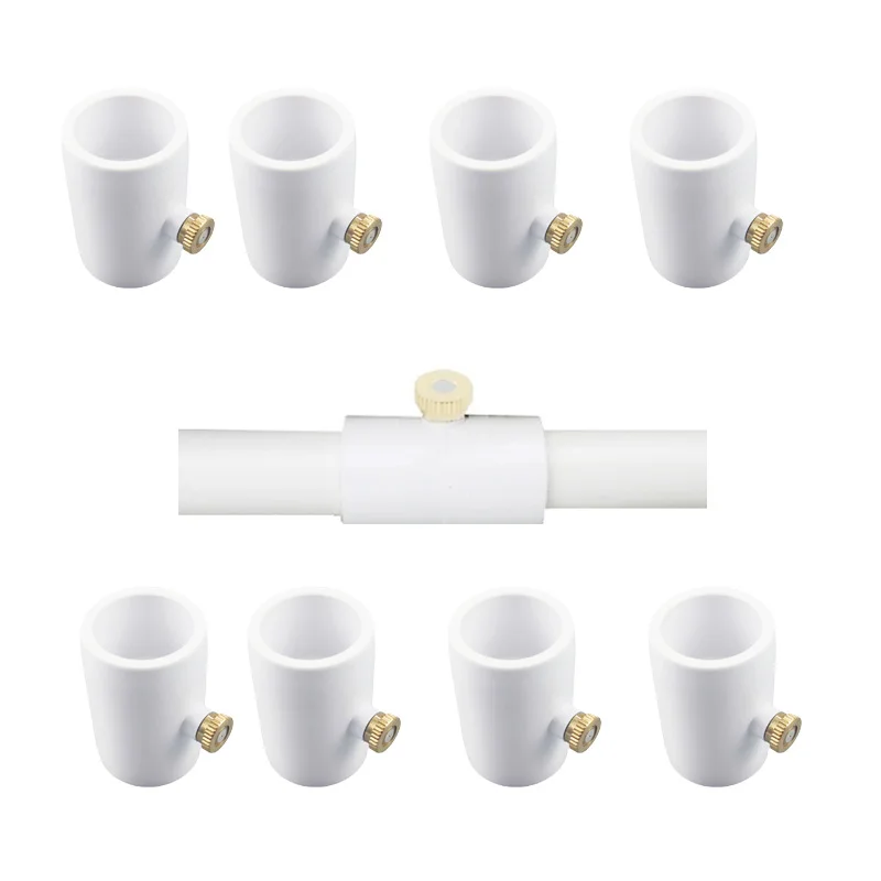 12InchPVCCouplingWithBrassNozzleMisterNozzlePVC810Pcs