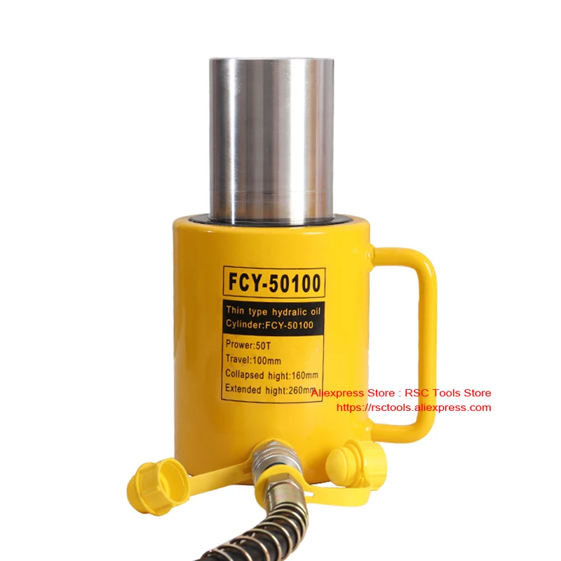 Long Type Hydraulic Cylinder FCY50100 Hydraulic Jack with Output of 50T