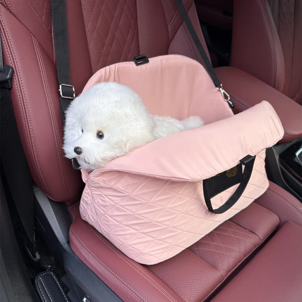 Pet Carrier Bag Pet Carrying Bag Portable Warm Kennel Pet Dog Carrier Bag Car Seat Control Nonslip Dog Carriers Safe, Puppy Cat Pet Bed Chihuahua Products