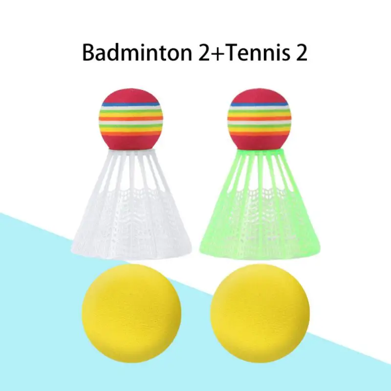 

Children's Badminton Tennis Racket Beginner Training Outdoor Beach Tennis Kindergarten Baby Parent Child Interactive Toys