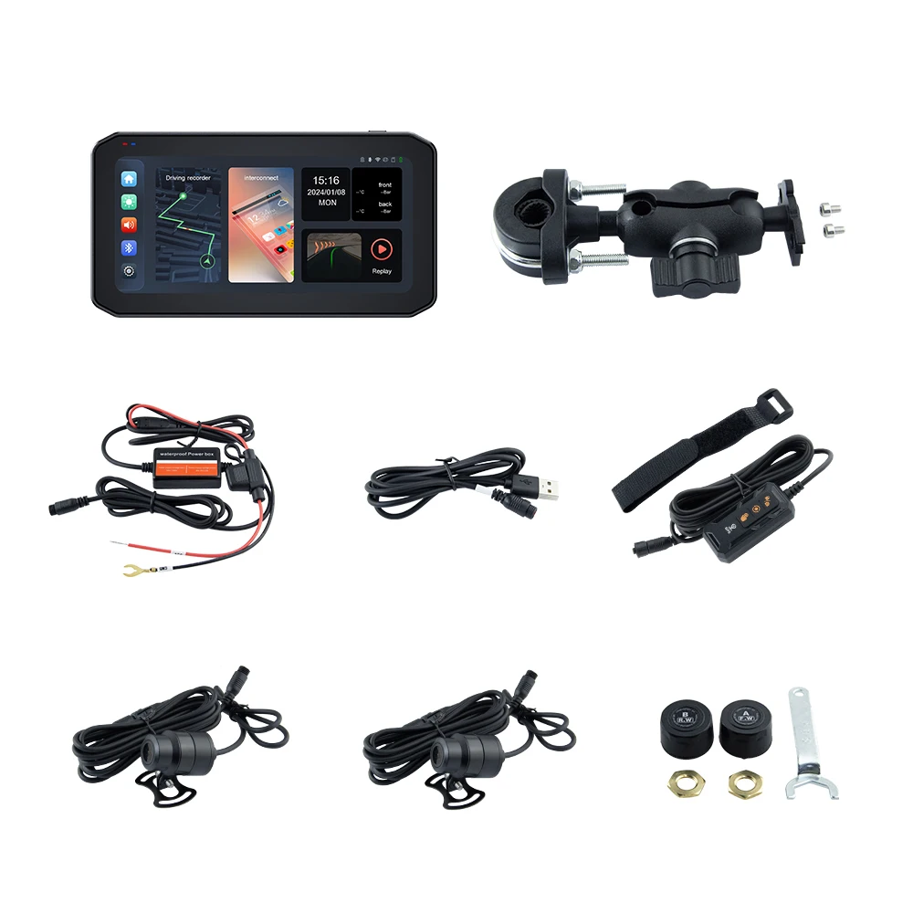 6.25" Motorcycle GPS Dashboard 6