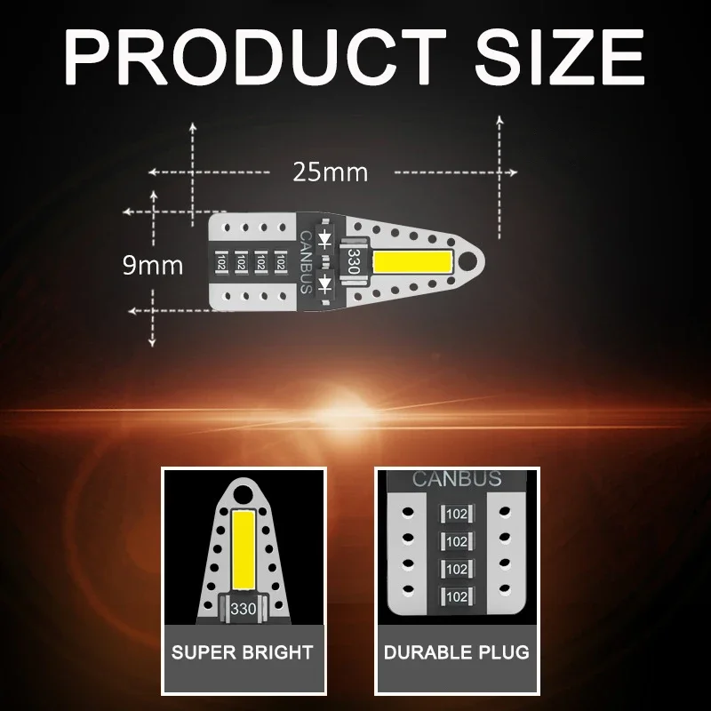 ڵ LED ڵ ȣ , ſ   7020 ڵ ׸  ġ , T10, 2 
