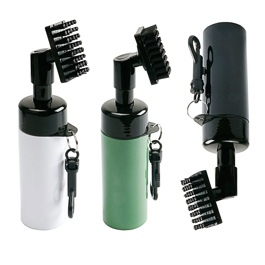 

Golf Cleaning Brush Club Cleaner Tool with Squeeze Bottle Clip Water Spray Brush for Women and Men Club Groove Scrub Accessories