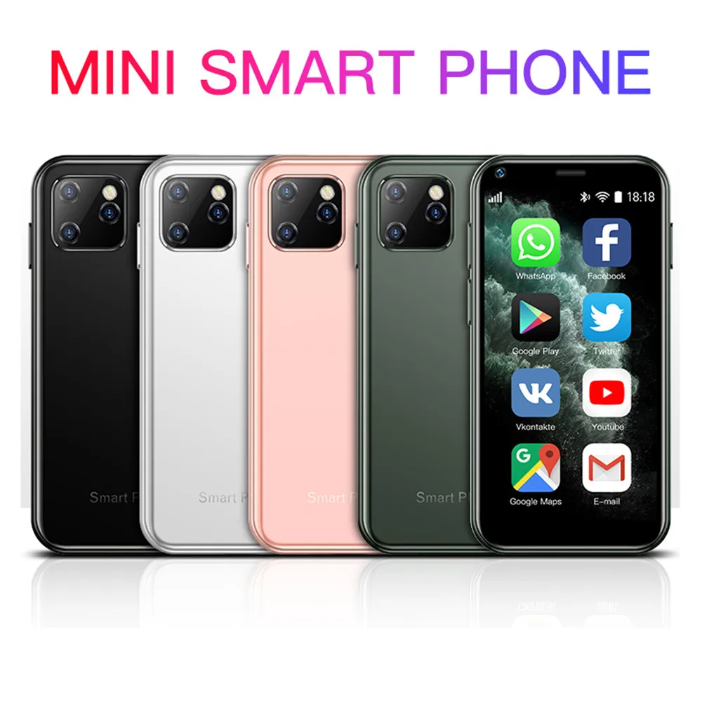 

SERVO Small Smartphone 2.5" Nano Screen Dual SIM Card Cellphone Google Play 1GB 8GB GPS WCDMA Face Recognition mini Mobile Phone