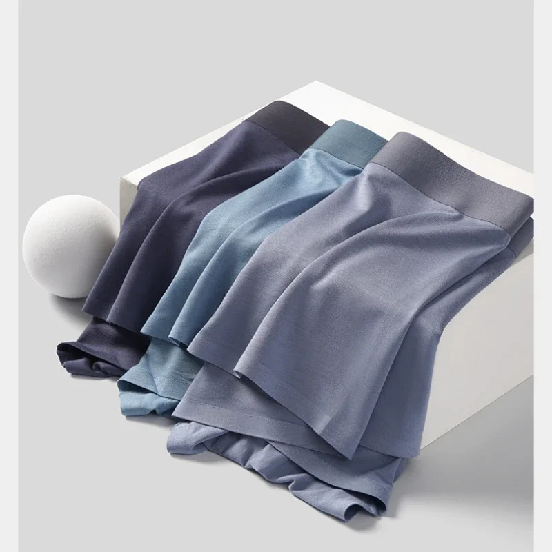 

High-quality Lenzing Modal Material Comfortable and Seamless Men's Briefs Antibacterial and Breathable Mid-rise Boxers