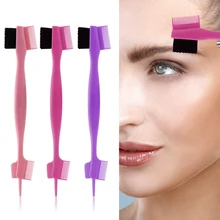 

Multi-Function Eyebrow Brush And Comb Set Double Head Makeup Grooming Tool Cosmetic For Women Girl Travel Eye Brow Brushes Gift