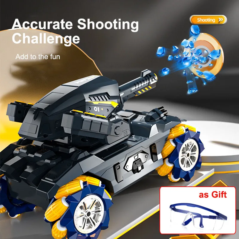 Tanie 2.4G zbiornik RC samochód elektryczny żel Blaster zabawki dla dzieci