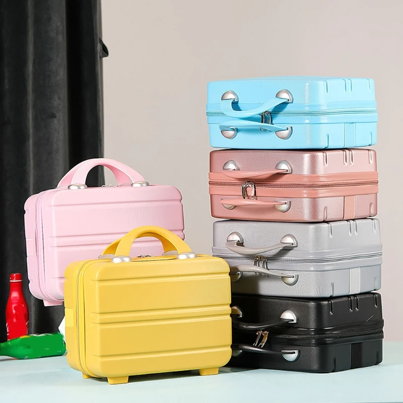 

Travel Hand Luggage Cosmetic for Case Small Makeup Carrying Mini Suitcase