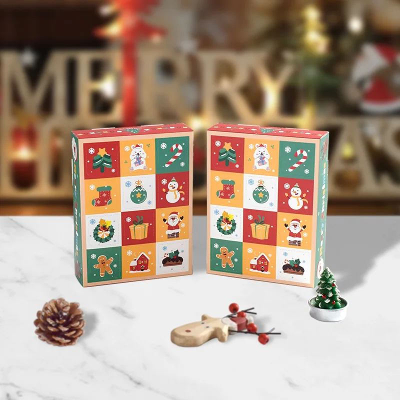 

20pcs/lot Christmas Finger Party Gift Box Surprise Poked with Finger Blind Box Christmas Birthday Gift for Kids Guest Candy Box