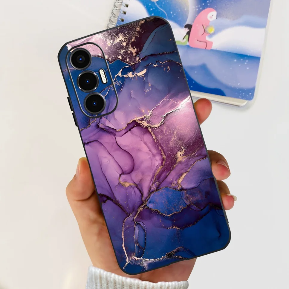 Cartoon Cat Astronaut TPU Soft Silicone Back Cover Bumper Phone Case