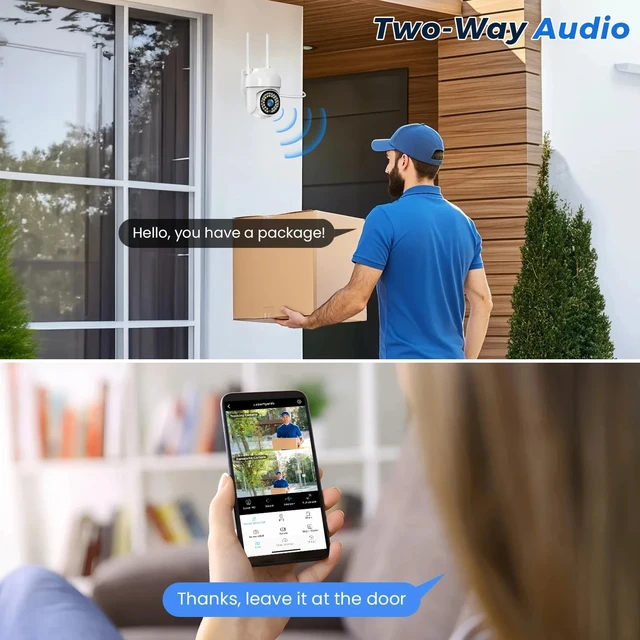 YOOSEE HD IP Camera 3MP 5MP WiFi Security Camera Outdoor Waterproof IP66 Motion Detection Auto Tracking Two Way Audio IP Camera 5