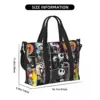Custom Jack And Sally Collage Beach Tote Bag for  Extra Large Gym Carry On The Nightmare Before Christmas Travel Shopping Bags 4