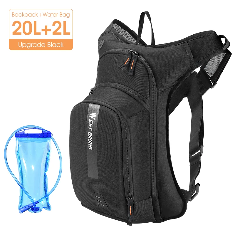 Ergonomic Cycling Hydration Backpack with Water Bag - Professional Sports Bike Bag, 10L/20L Capacity
