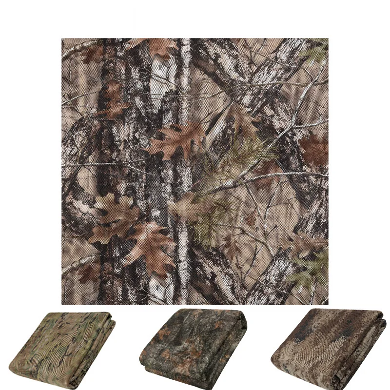 Vilead Camouflage Mesh Hunting Duck Blind Camo Net Fabric Garden Party Decoration Outdoor Camping Awning Bird Watching