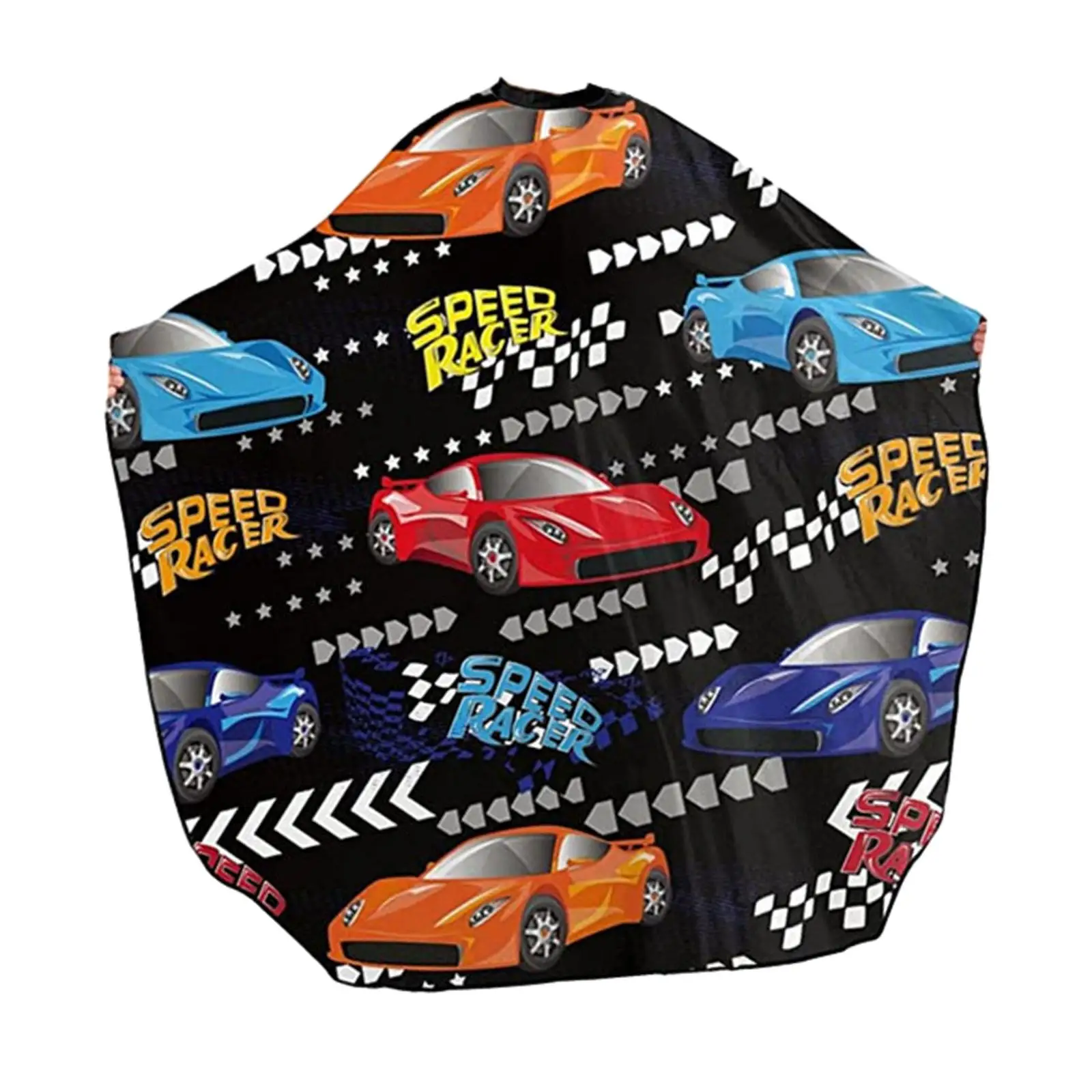 Children Hairdresser Apron Styling Tools Polyester Kids Haircut Cape Salon Barber Cape for Perm Hairdressing Home Shampooing 2