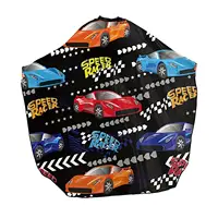 Children Hairdresser Apron Styling Tools Polyester Kids Haircut Cape Salon Barber Cape for Perm Hairdressing Home Shampooing 2