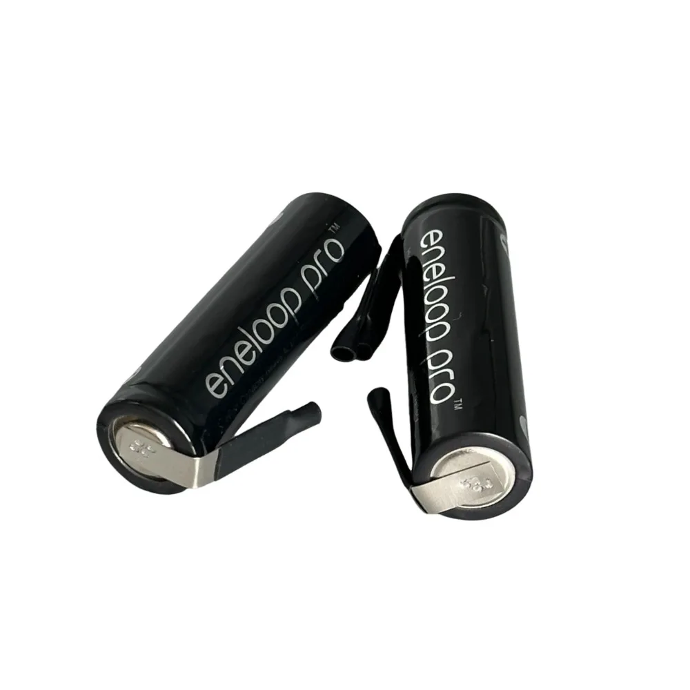 Rechargeable Battery Panasonic AA 1.2V 2550mAh Ni MH Green Shell for Philips Electric Shaver Toothbrush