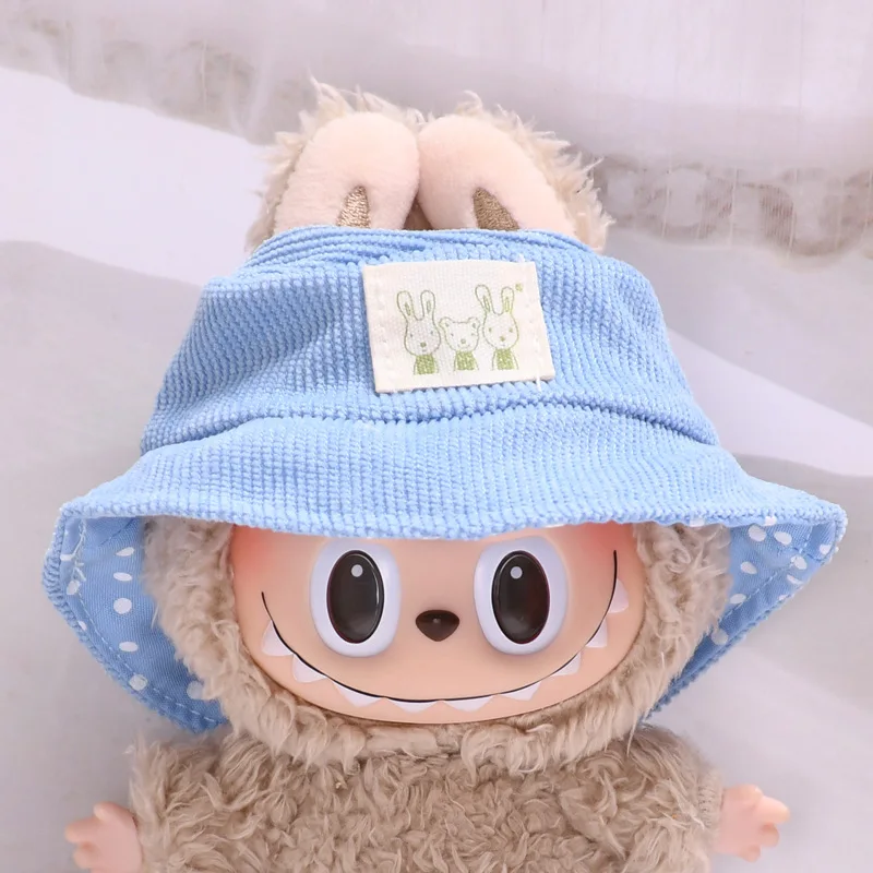 thumbnail image 1 of 17cm lindo Mini ropa de muñeca de peluche accesorios de atuendo para Corea Kpop Exo Labubu Idol muñecas suéter con capucha ropa DIY regalo para niños, 1 of 5