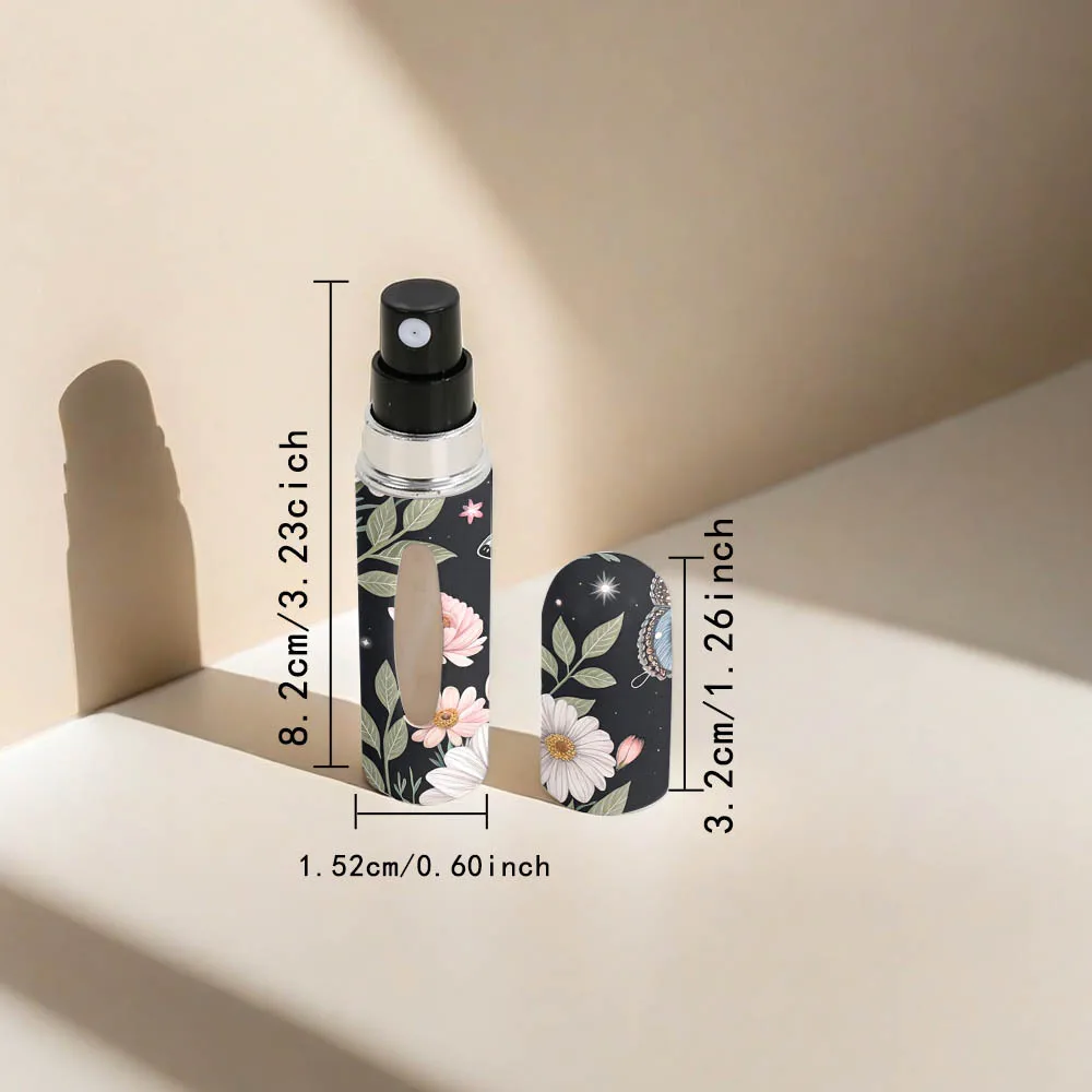 New 5ml Mini Perfume Bottle Refillable Empty Spray Rotating Bottle Storage Sprayer Portable Spray Atomizer Bottle