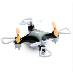 Mini Remote Control Quadcopter - Children's Toy Aircraft with Fixed Height Stability (Black)