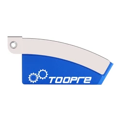 Advanced Bicycle Brake Disc Adjustment Tool - Foldable Bike Spacer & Accessories (Blue)