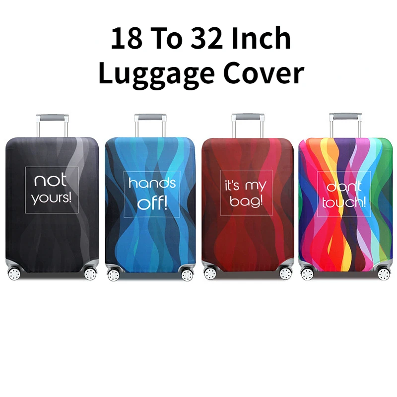 18 To 32 Inch Luggage Cover Dustpoof Wear-resistant Thick Elastic Trip Suitcase Protective Cover Trolley Travel Accessories luggage cover