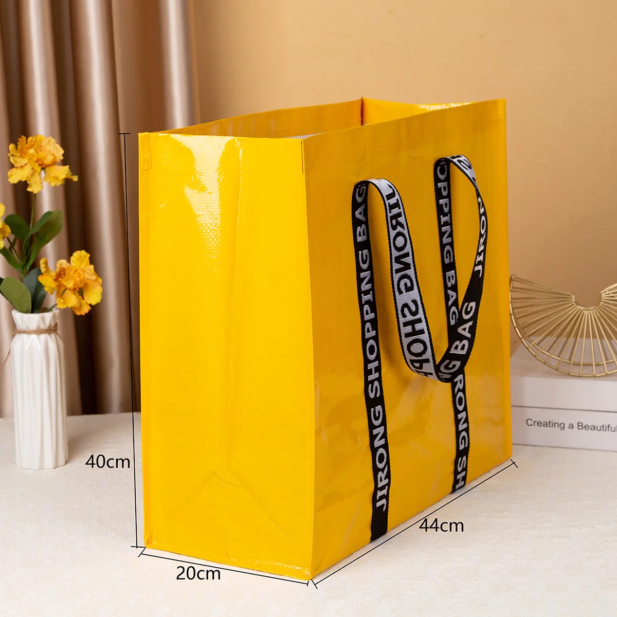 Luxury Eco-Friendly Waterproof Tote Bag - High-End Fashion Travel and Outdoor Shopping Companion with Spacious Capacity